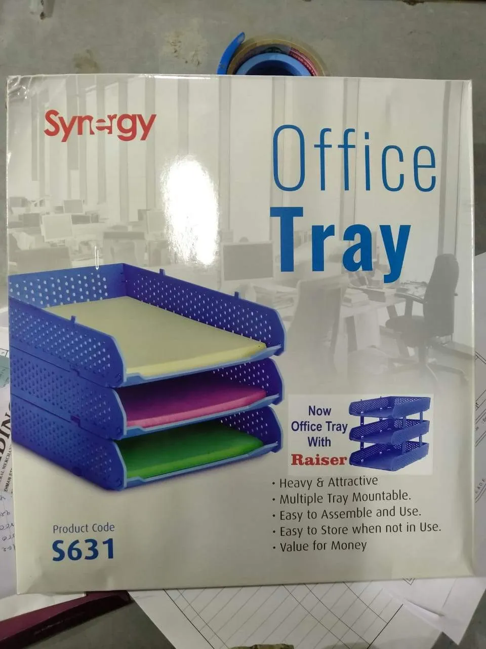 0329 Foldable Tray Desk Organizer File Tray, Office Files, Letter Tray, Magazine Holder Rack, Document Tray, for Home Study Room Office, Stationery