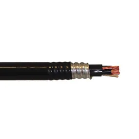 1/0/1C Teck 90 Bare Copper Aluminum Interlocked Armored Cable With Ground 1KV