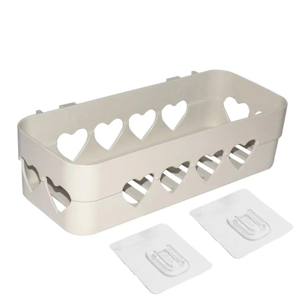 1141 Multipurpose Shelf Storage Rack Organizer Caddy Basket with Sticker