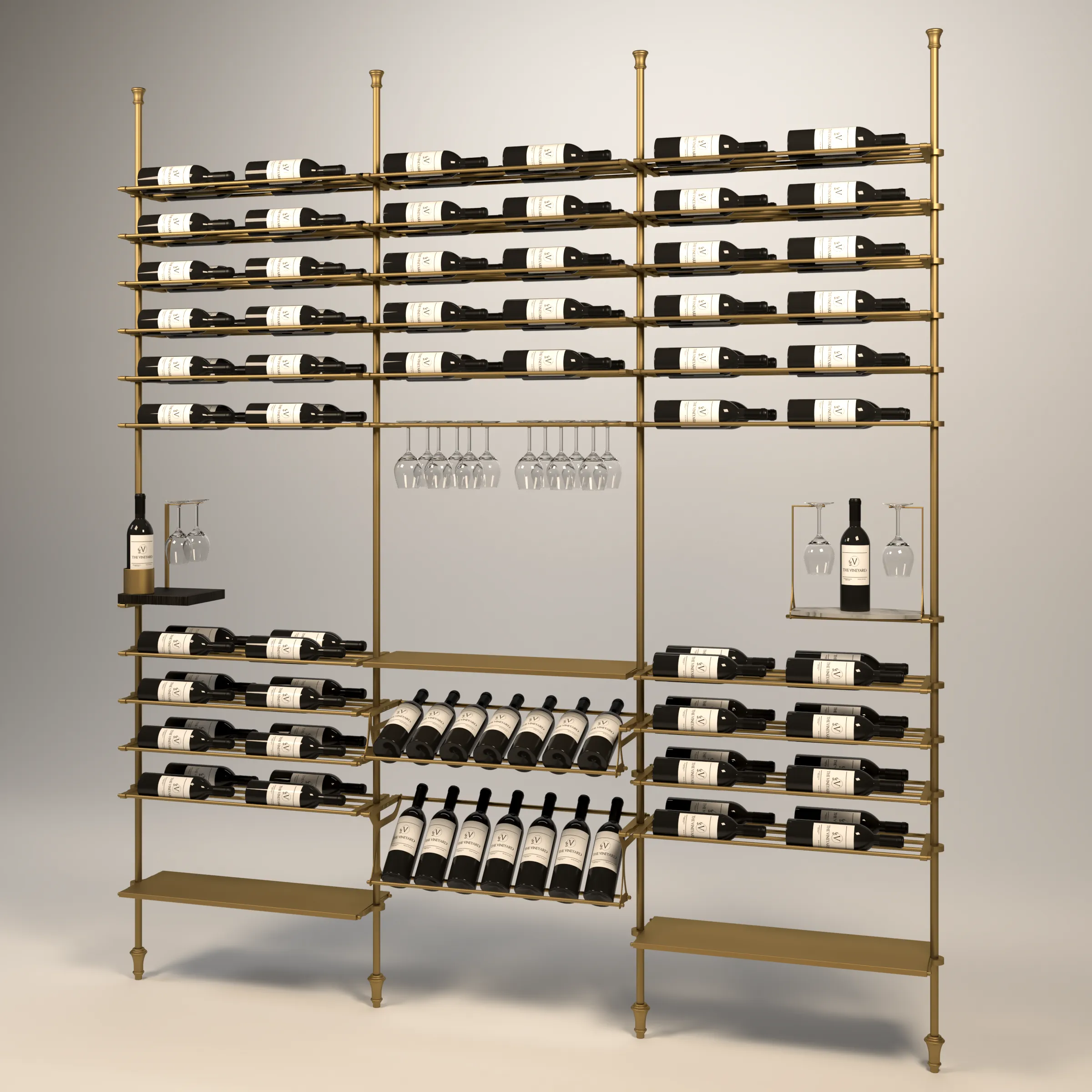 118-Bottle Venato Wine Wall