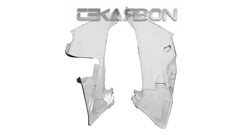 2005 - 2006 Honda CBR600RR Carbon Fiber Lower Side Fairings