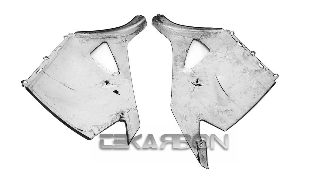 2006 - 2020 Kawasaki ZX14R Carbon Fiber Lower Side Fairings