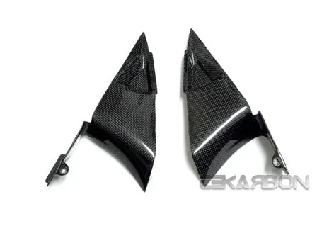 2007 - 2012 Honda CBR600RR Carbon Fiber Triangle Side Panels