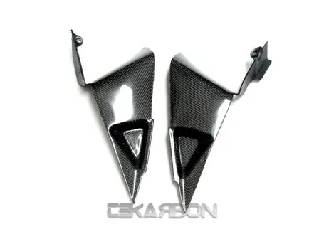 2007 - 2012 Honda CBR600RR Carbon Fiber Triangle Side Panels