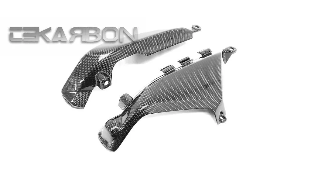2008 - 2014 Ducati Monster 696 796 1100 Carbon Fiber Canister Filter Side Panels