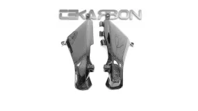 2008 - 2014 Ducati Monster 696 796 1100 Carbon Fiber Canister Filter Side Panels