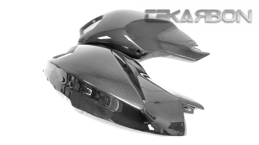 2008 - 2014 Ducati Monster 696 796 1100 Carbon Fiber Side Tank Panels