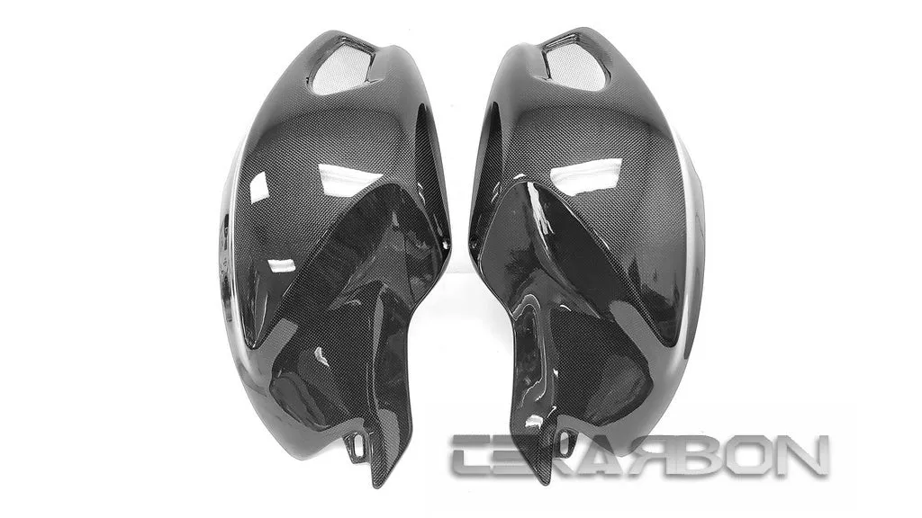 2008 - 2014 Ducati Monster 696 796 1100 Carbon Fiber Side Tank Panels