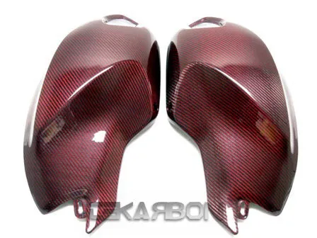 2008 - 2014 Ducati Monster 696 796 1100 Carbon Fiber Side Tank Panels