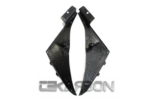2009 - 2012 Kawasaki ZX6R Carbon Fiber Inner Side Panels