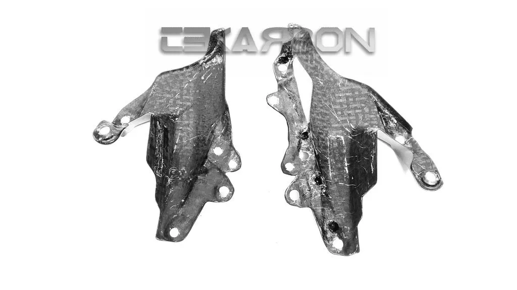 2009 - 2012 Kawasaki ZX6R Carbon Fiber Side Fairing Panels