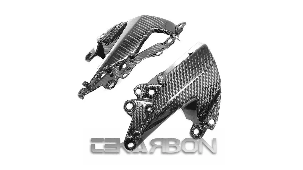 2009 - 2012 Kawasaki ZX6R Carbon Fiber Side Fairing Panels