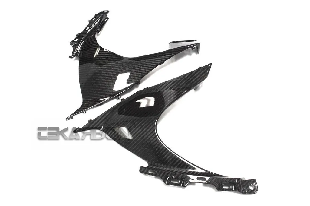 2009 - 2015 Suzuki GSXR 1000 Carbon Fiber Side Fairing Panels