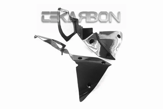 2010 - 2012 Kawasaki Z1000 Carbon Fiber Front Inner Side Panels