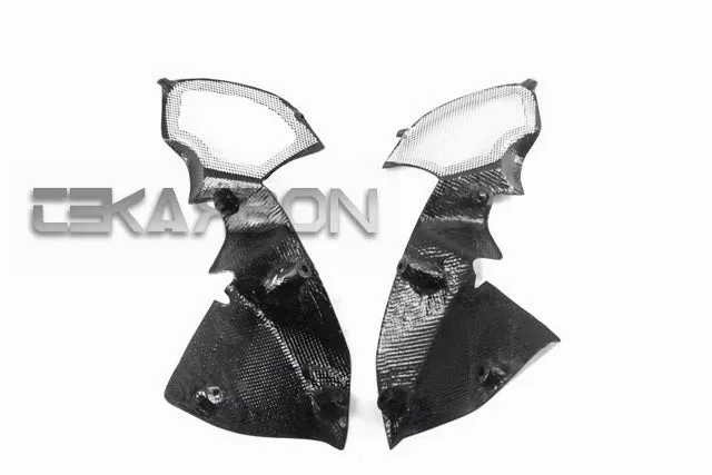 2010 - 2012 Kawasaki Z1000 Carbon Fiber Front Inner Side Panels