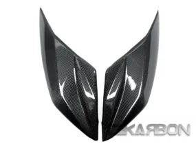 2010 - 2012 Kawasaki Z1000 Carbon Fiber Headlight Side Panels