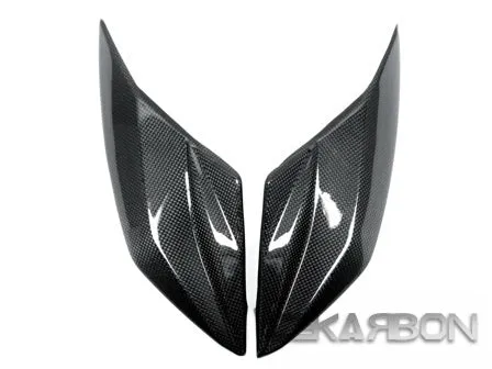 2010 - 2012 Kawasaki Z1000 Carbon Fiber Headlight Side Panels