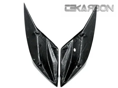 2010 - 2012 Kawasaki Z1000 Carbon Fiber Headlight Side Panels