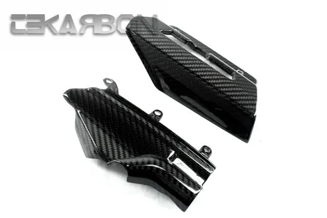2011 - 2013 Aprilia Shiver 750 Carbon Fiber Front Side Panels