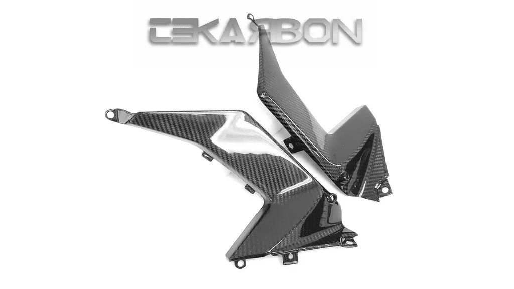 2011 - 2013 Aprilia Shiver 750 Carbon Fiber Side Tank Panels