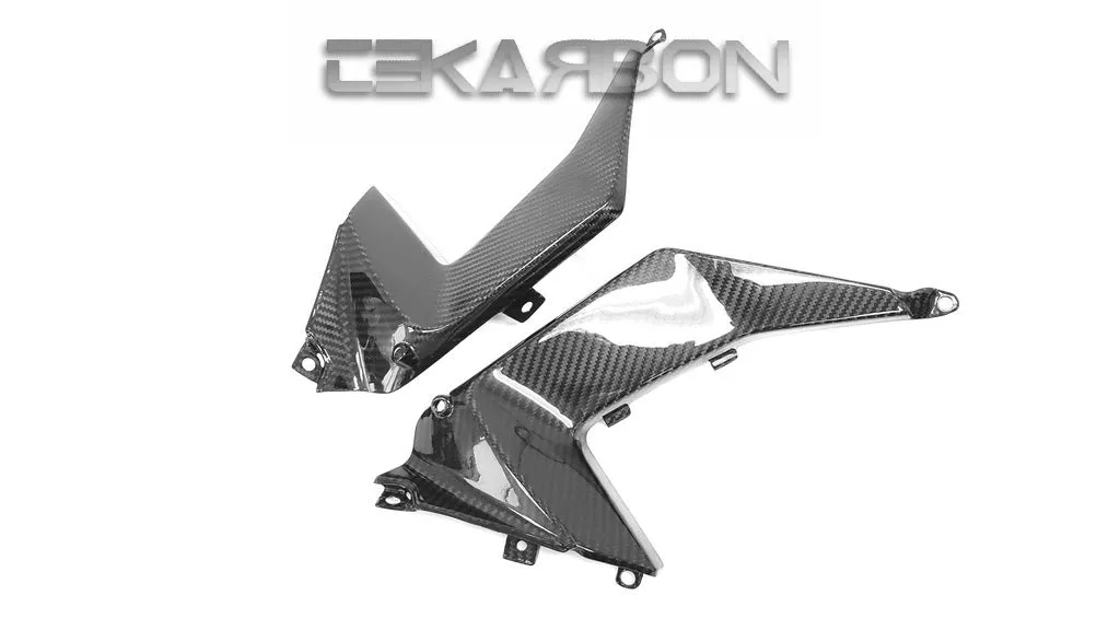 2011 - 2013 Aprilia Shiver 750 Carbon Fiber Side Tank Panels