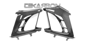 2011 - 2013 Ducati Diavel Carbon Fiber Side Fairing Panels