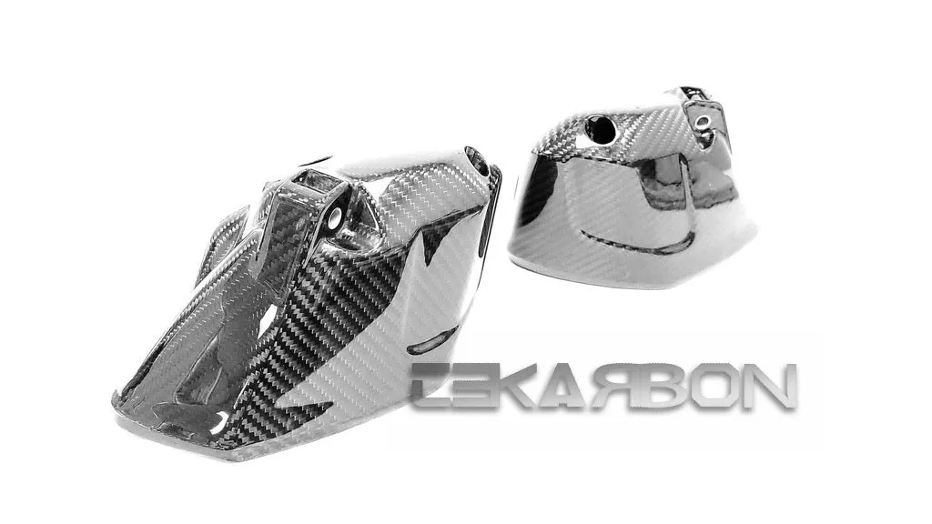 2011 - 2014 Triumph Speed Triple Carbon Fiber Headlight Housing Panels