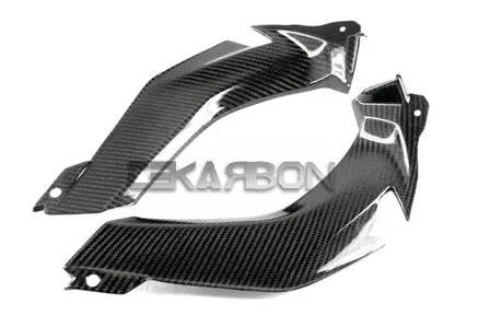 2011 - 2015 Kawasaki ZX10R Carbon Fiber Upper Side Panels