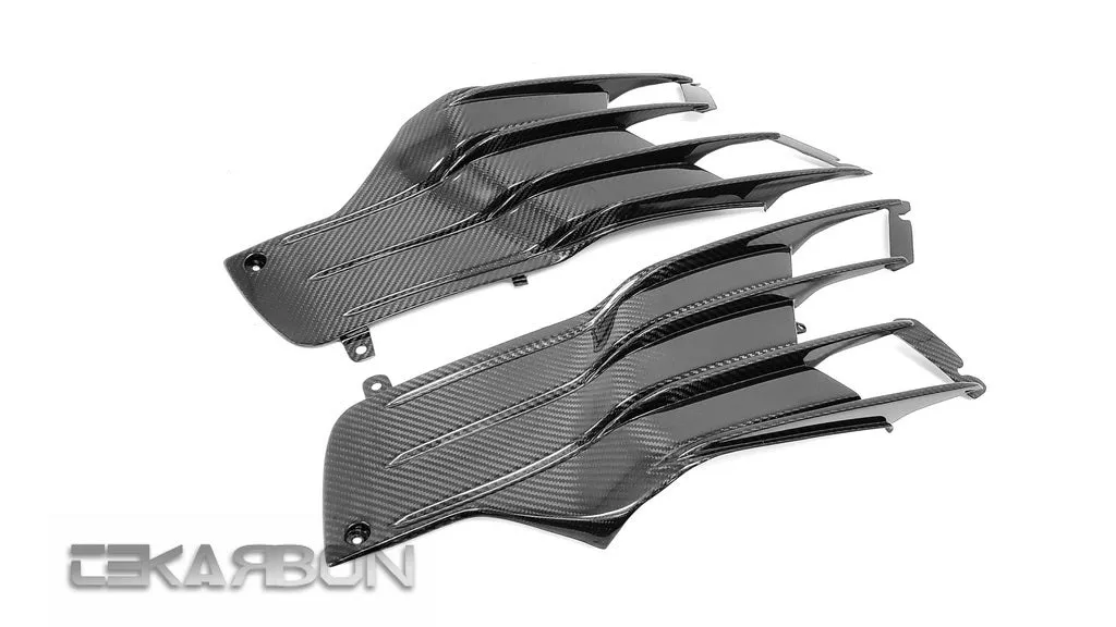 2012 - 2024 Kawasaki ZX14R Carbon Fiber Side Tank Panels