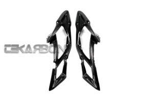 2013 - 2014 Triumph Daytona 675 Carbon Fiber Side Fairing Panels