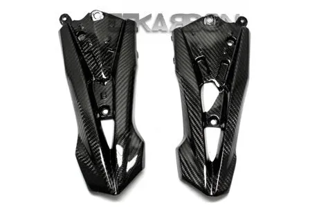2013 - 2016 Kawasaki Z800 Carbon Fiber Side Fairing Panels