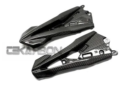 2013 - 2016 Kawasaki Z800 Carbon Fiber Side Fairing Panels