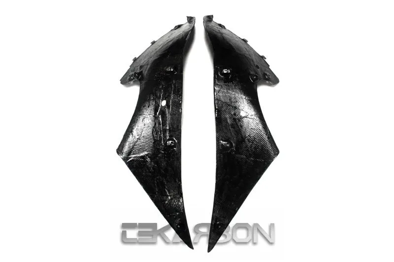 2013 - 2016 Kawasaki ZX6R Carbon Fiber Inner Side Panels