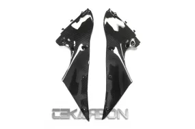 2013 - 2016 Kawasaki ZX6R Carbon Fiber Inner Side Panels