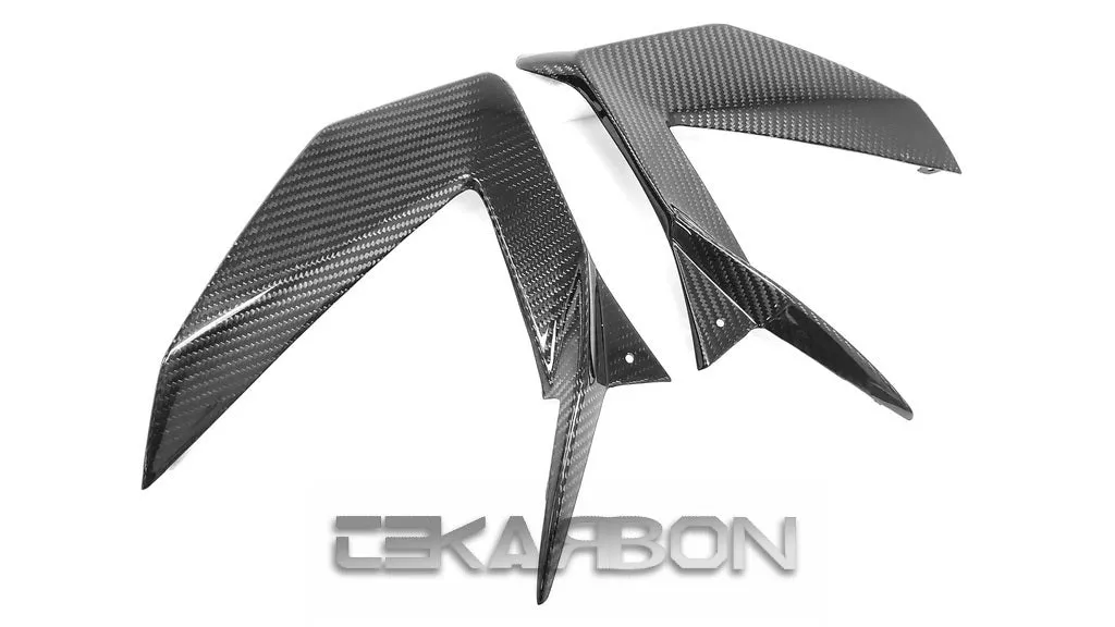 2013 - 2016 Kawasaki ZX6R Carbon Fiber Side Fairing Panels