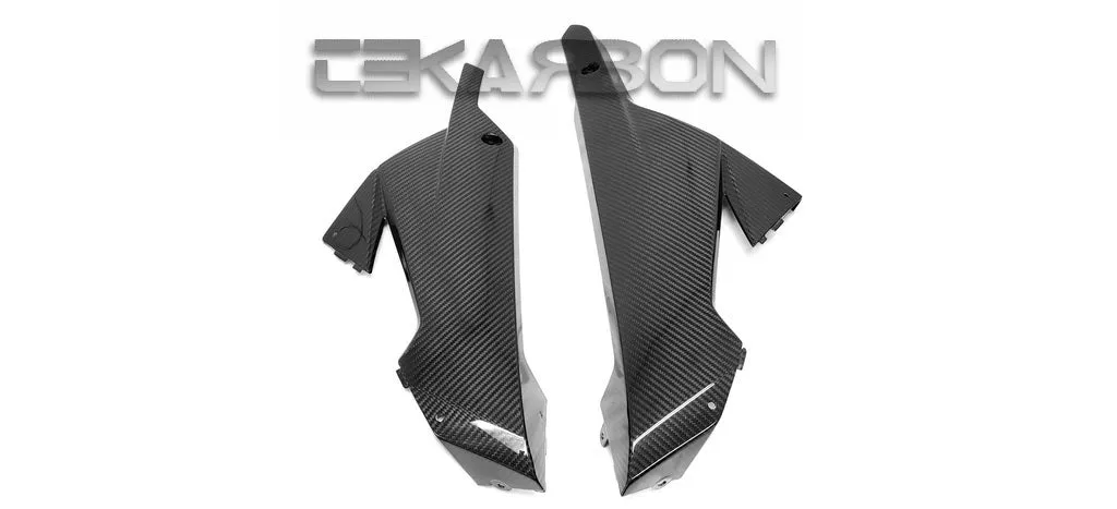 2013 - 2017 Kawasaki Ninja 300 250R Z300 Z250 Carbon Fiber Lower Side Fairings