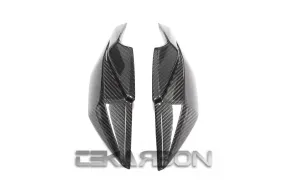 2013 - 2017 Kawasaki Ninja Z250 / 15-17 Z300 Carbon Fiber Headlight Side Panels