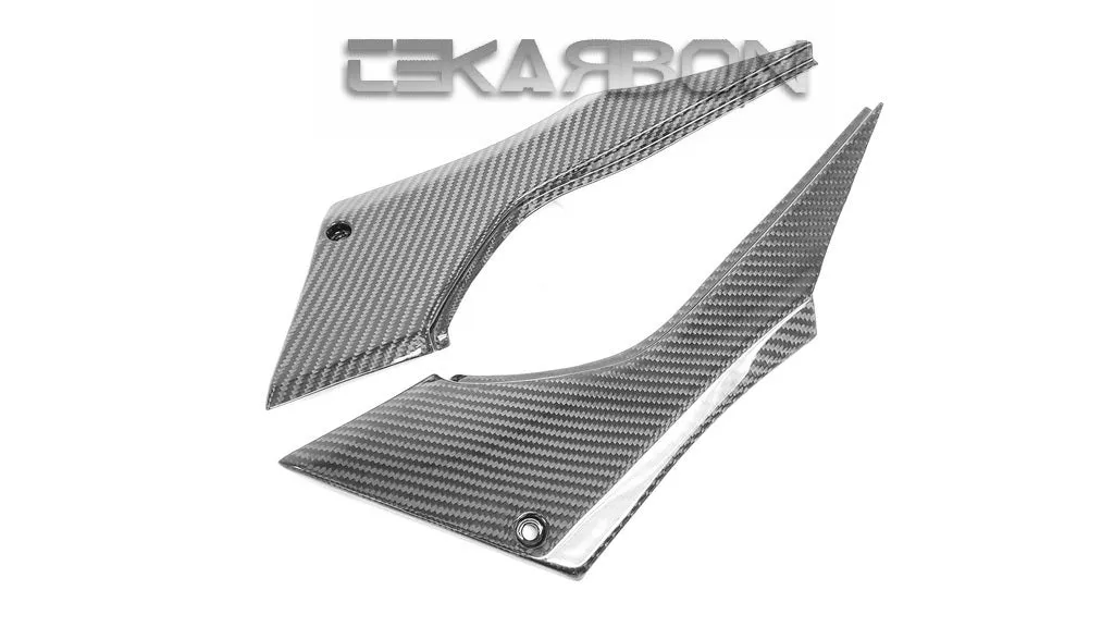 2013 - 2017 Kawasaki Ninja Z250 / 15-17 Z300 Carbon Fiber Side Panels