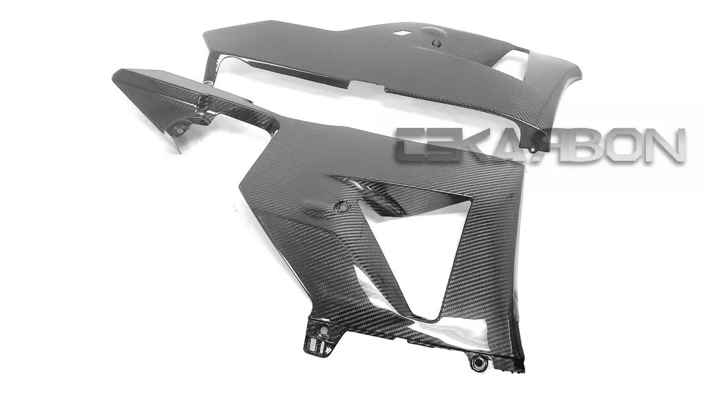 2013 - 2019 Honda CBR600RR Carbon Fiber Lower Side Fairings