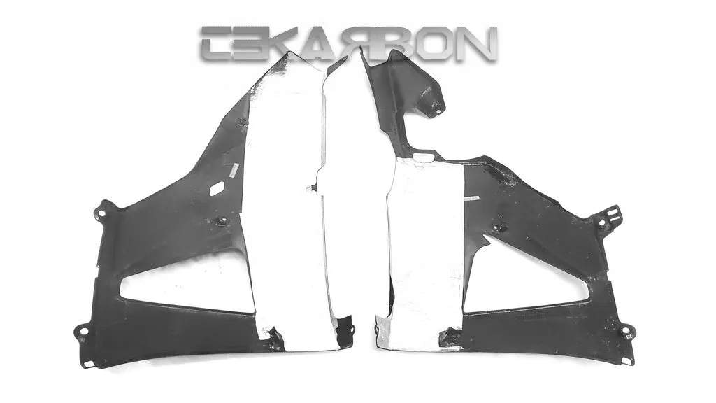 2013 - 2019 Honda CBR600RR Carbon Fiber Lower Side Fairings
