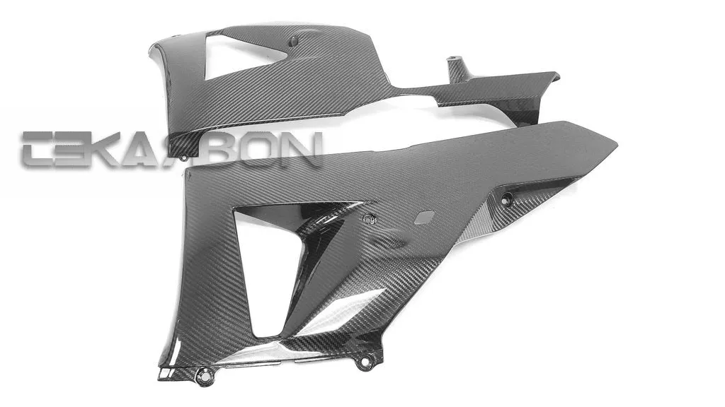 2013 - 2019 Honda CBR600RR Carbon Fiber Lower Side Fairings