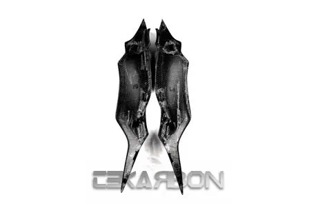 2013 - 2023 Kawasaki ZX6R Carbon Fiber Side Tank Panels