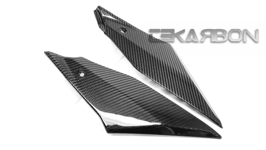 2015 - 2019 Yamaha YZF R1 Carbon Fiber Side Tank Panels (Twill)