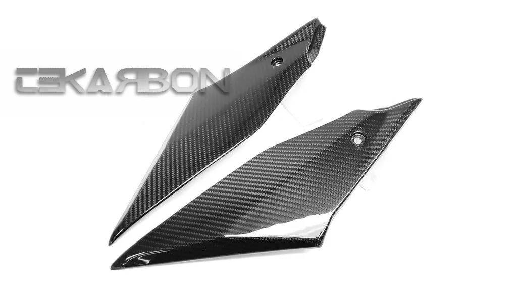 2015 - 2019 Yamaha YZF R1 Carbon Fiber Side Tank Panels (Twill)