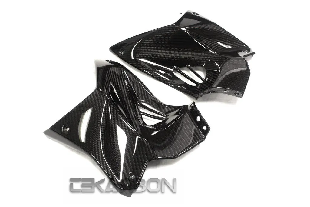 2015 - 2023 Kawasaki Ninja H2 / H2R Carbon Fiber Front Side Tank Panels