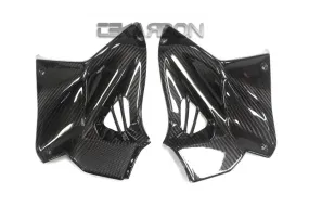 2015 - 2023 Kawasaki Ninja H2 / H2R Carbon Fiber Front Side Tank Panels