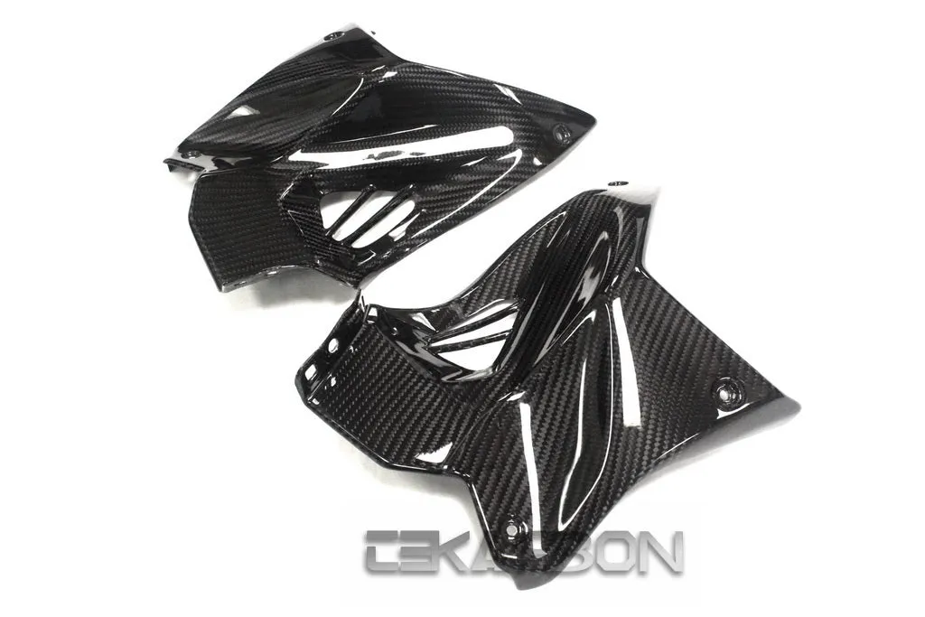 2015 - 2023 Kawasaki Ninja H2 / H2R Carbon Fiber Front Side Tank Panels