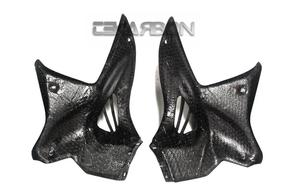 2015 - 2023 Kawasaki Ninja H2 / H2R Carbon Fiber Front Side Tank Panels