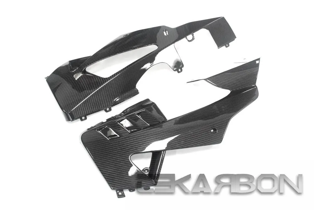 2016 - 2019 Aprilia RSV4 RR / RF Carbon Fiber Lower Side Fairings
