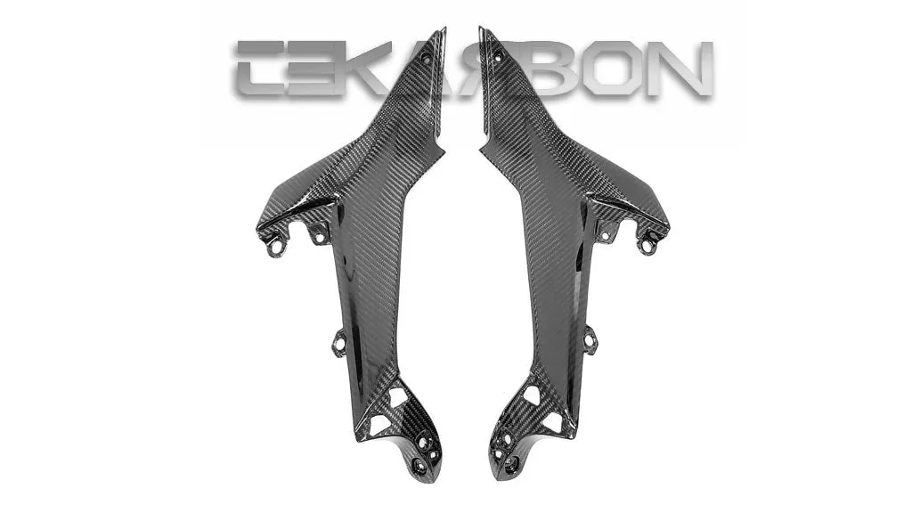 2017 - 2019 Kawasaki Ninja 650 Carbon Fiber Side Tank Panels